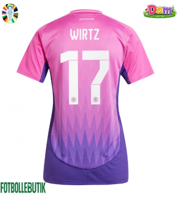 Tyskland Florian Wirtz #17 Bortatröja Kvinnor EM 2024 Kortärmad